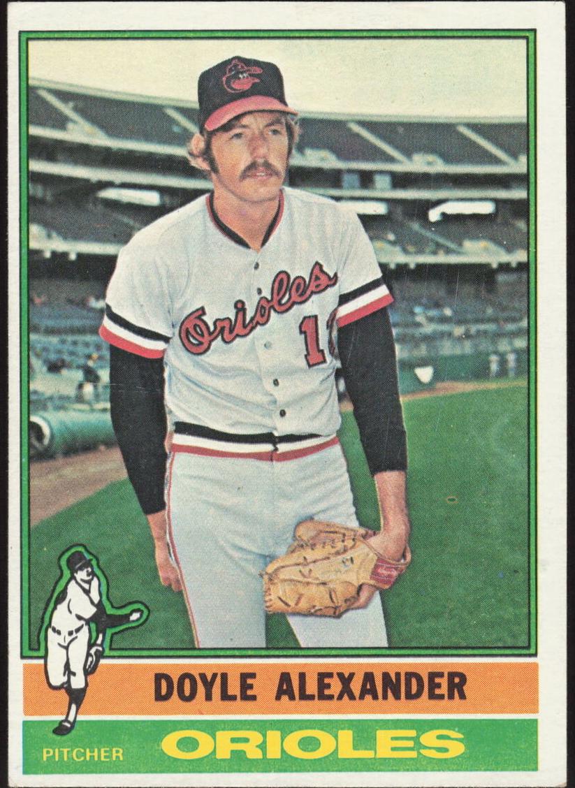 1976 Topps Doyle Alexander #638 card