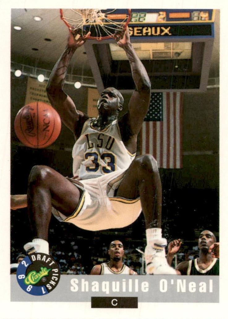Shaquille O'Neal 1992 Classic Draft Picks Basketball