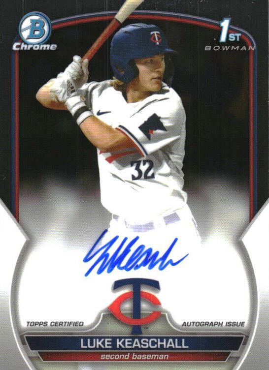 2023 Bowman Bowman Draft Chrome #CDALK Luke Keaschall front