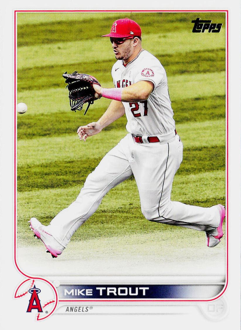2022 Topps Mike Trout #27 card