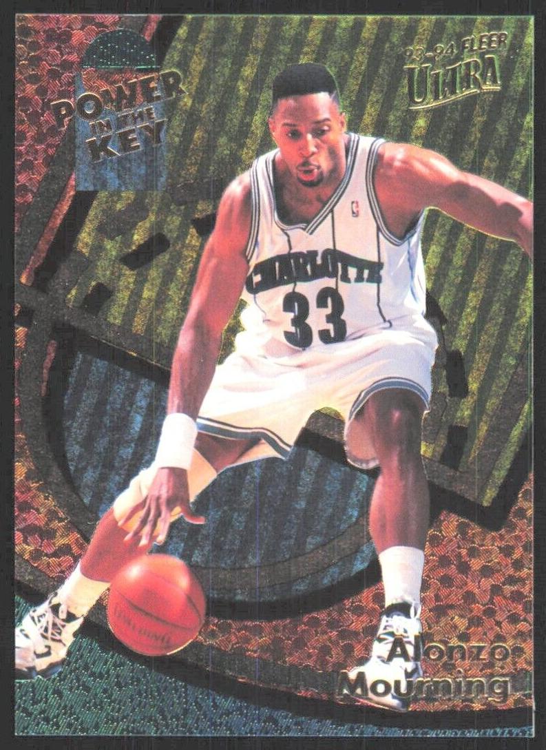 Alonzo Mourning 1993 Fleer Ultra Power In the Key Basketball