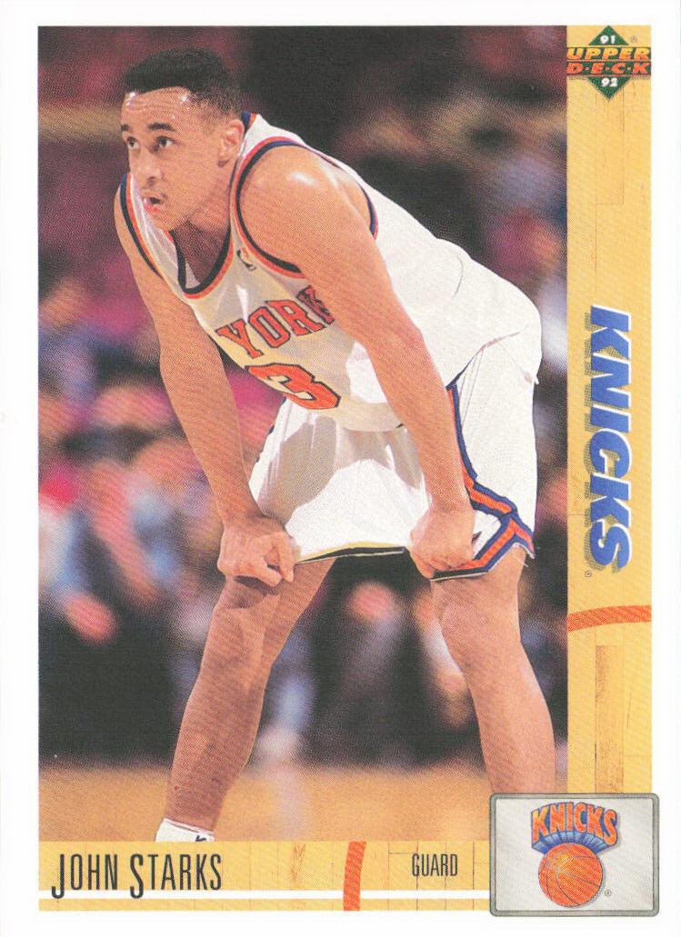 John Starks 1991 Upper Deck Basketball