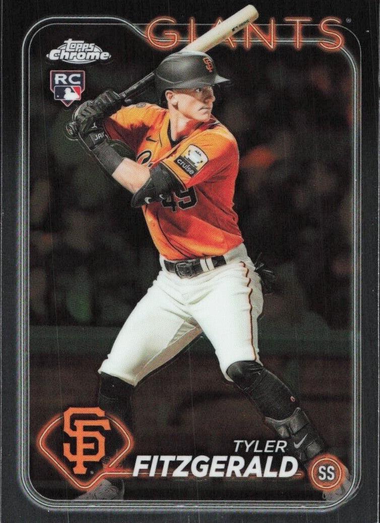 Tyler Fitzgerald 2024 Topps Chrome Baseball card