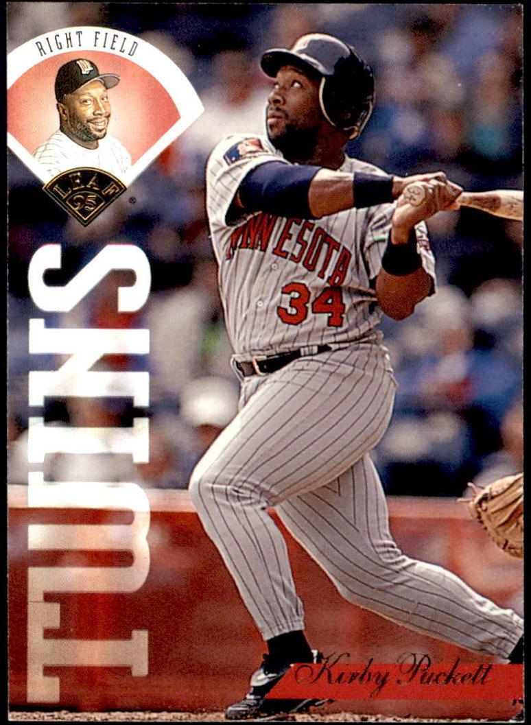 1995 Leaf #183 Kirby Puckett front