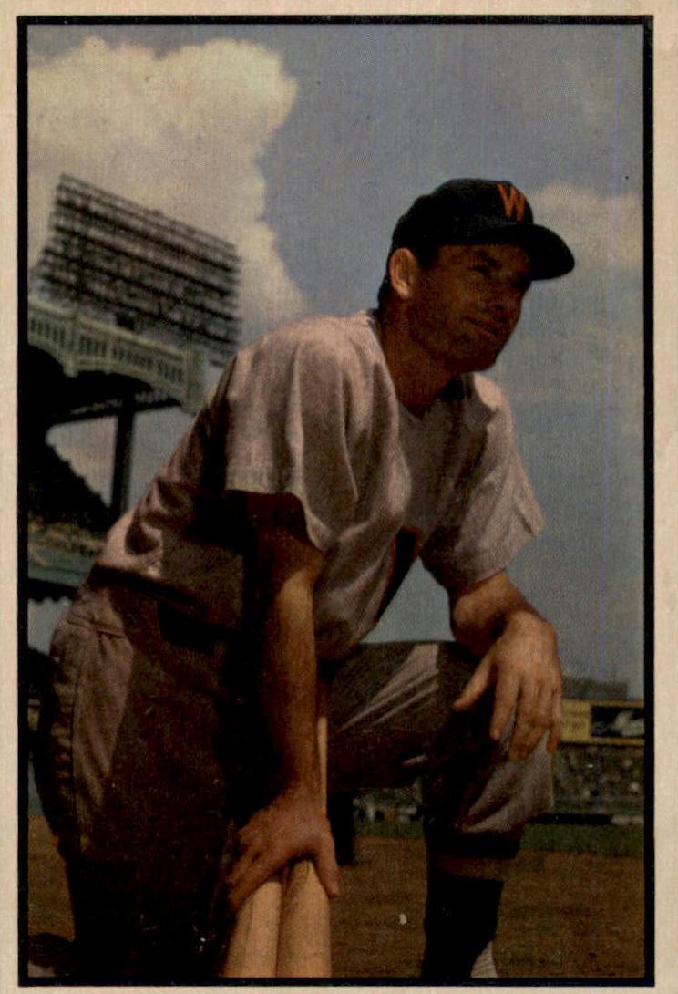 1953 Bowman Color Mickey Vernon [REPRINT] #159 card