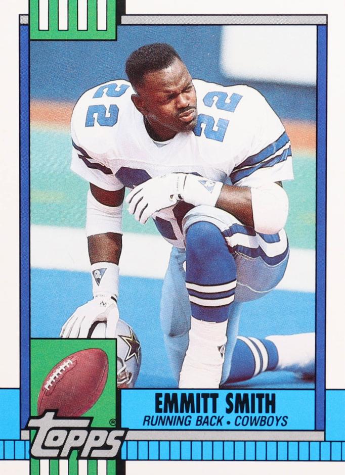 Emmitt Smith 1990 Topps Traded Football
