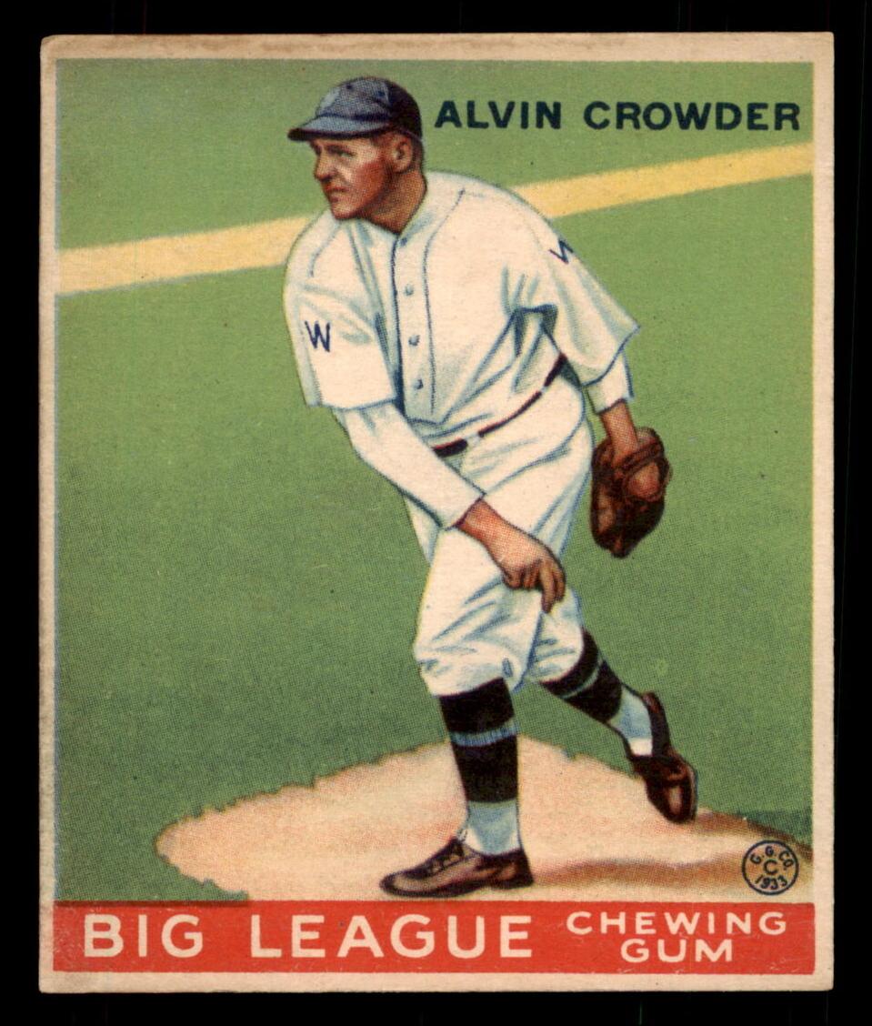 1933 Alvin Crowder #95