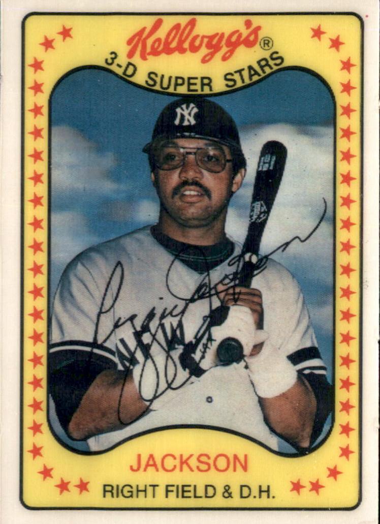 1981 Kellogg's Reggie Jackson #3 card