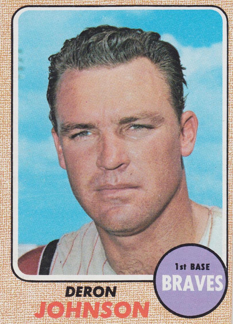 1968 Topps Deron Johnson #323 card