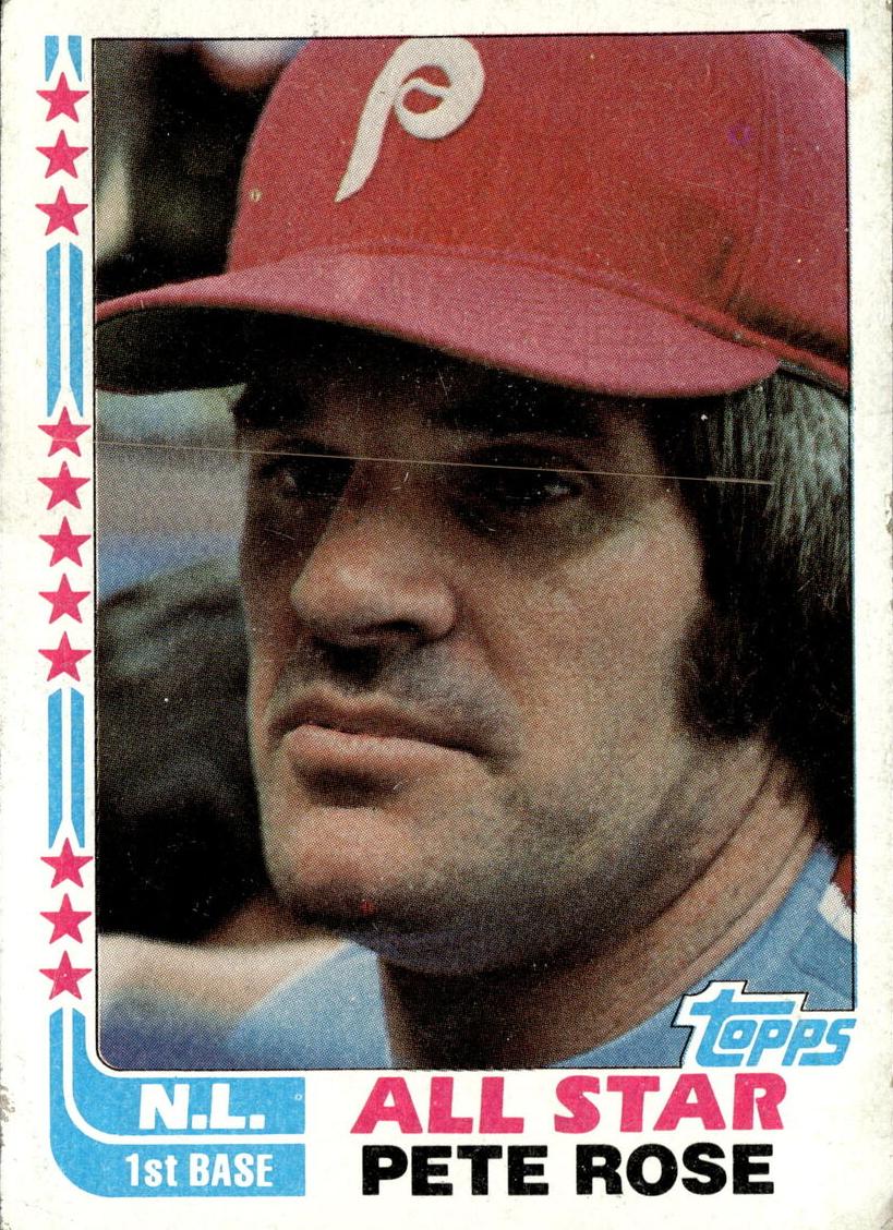 1982 Topps #337 Pete Rose front