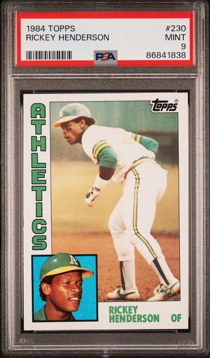 Rickey Henderson 1984 Topps Baseball