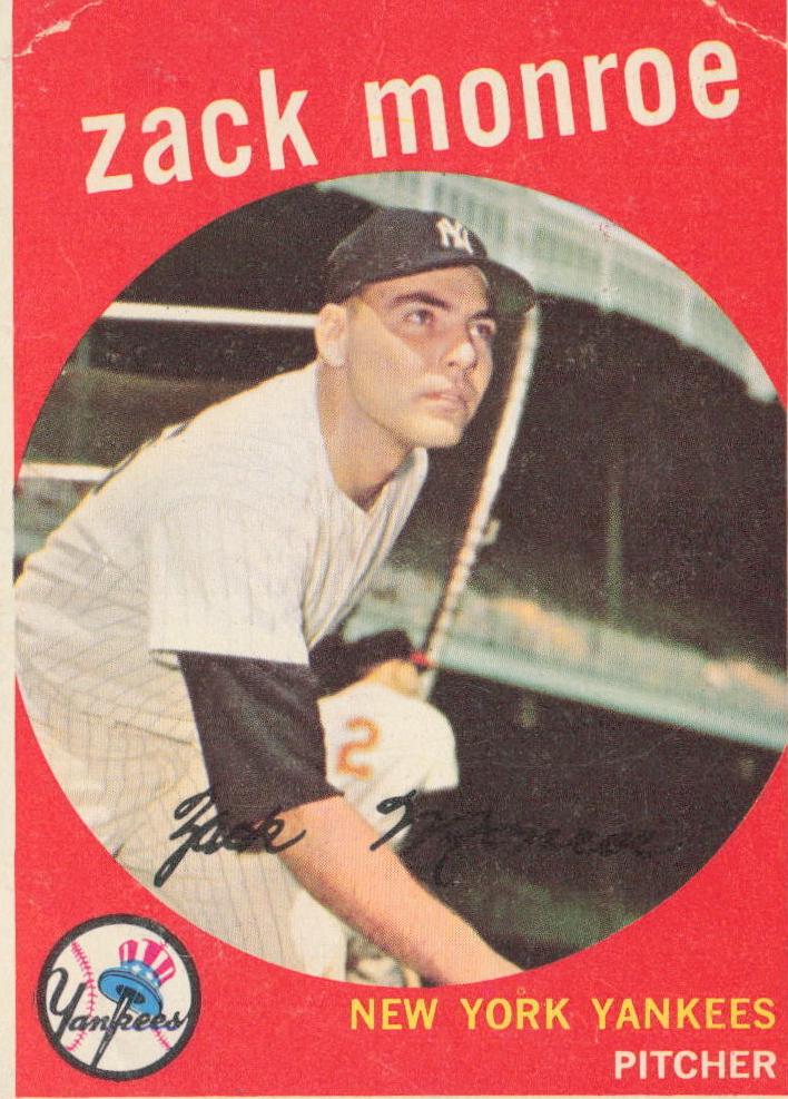 1959 Zack Monroe #108
