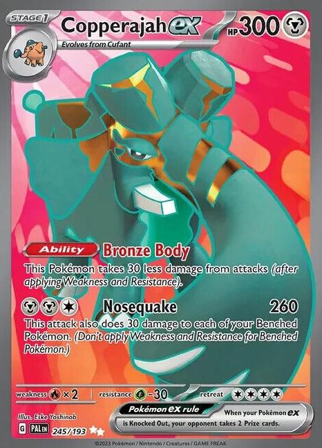 Copperajah EX 2023 Pokemon Scarlet & Violet Paldea Evolved