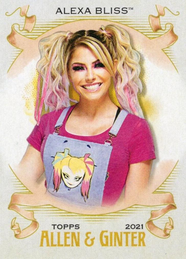 2021 Topps Heritage WWE Allen & Ginter Alexa Bliss #AG-2 card