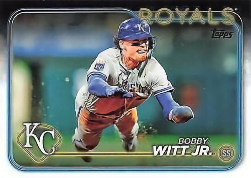 Bobby Witt Jr. 2024 Topps Series 1 card