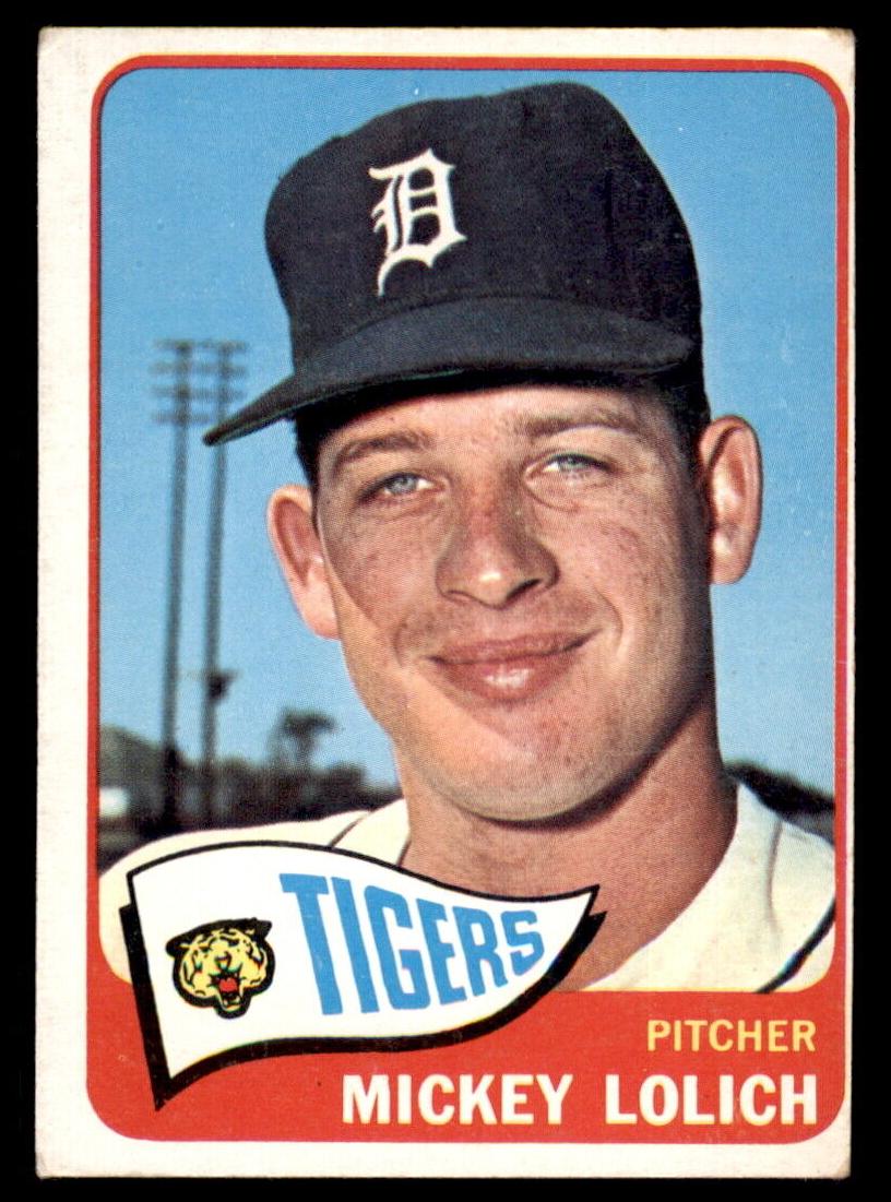 1965 Topps Mickey Lolich #335 card