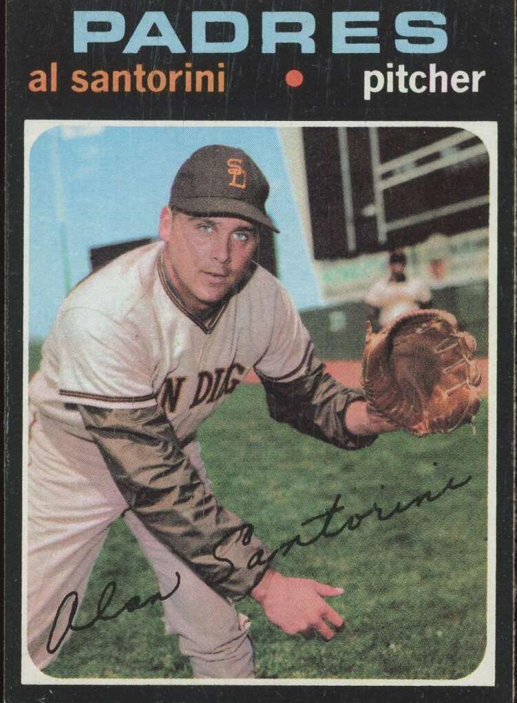 1971 Topps Al Santorini #467 card