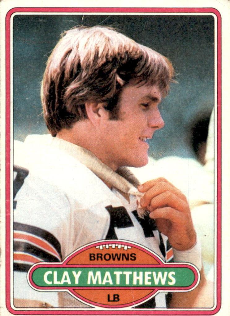 Clay Matthews 1980 Topps Football