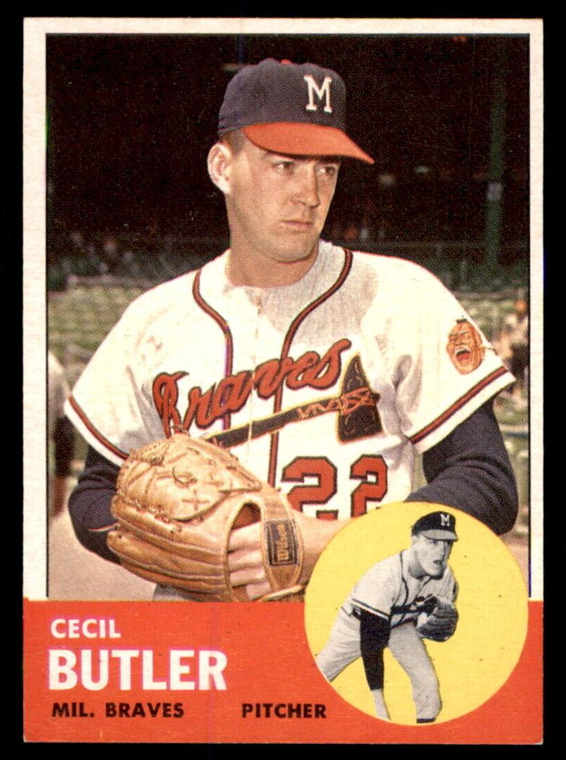 1963 Topps Cecil Butler #201 card