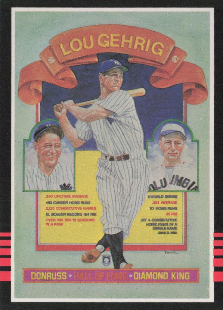 1985 Lou Gehrig #635