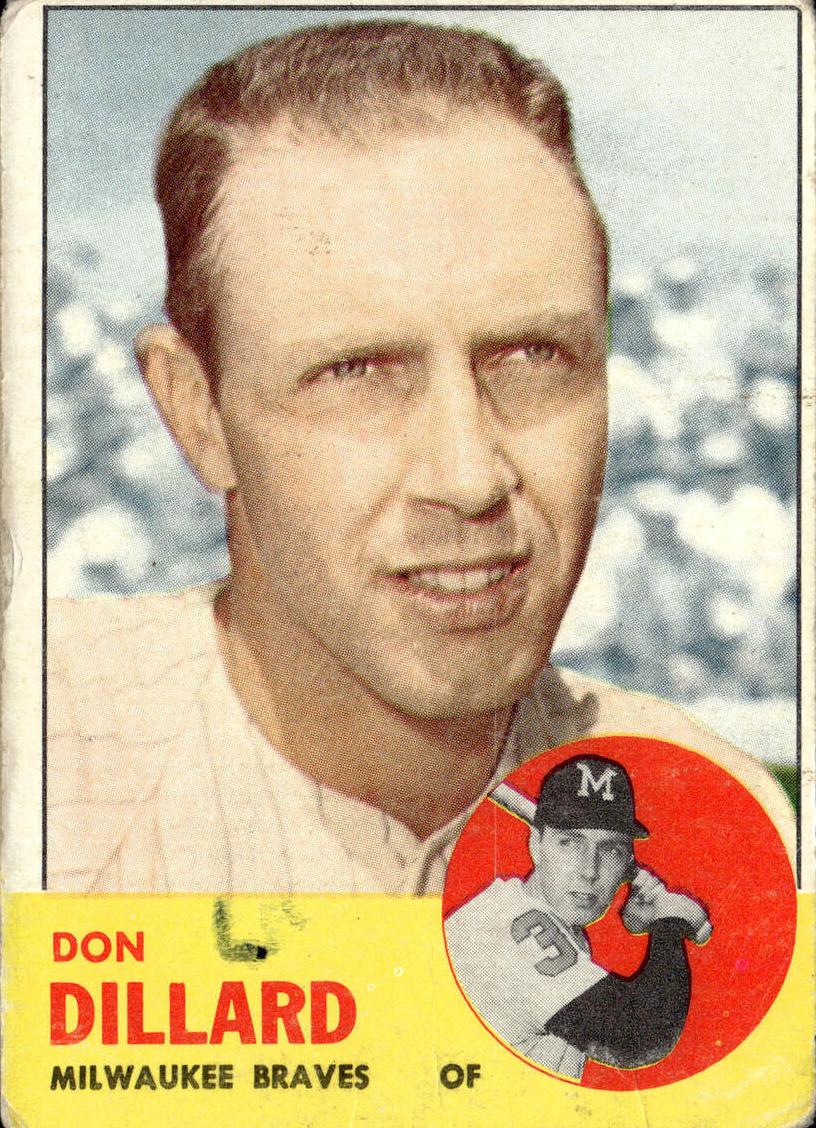 1963 Topps Don Dillard #298 card