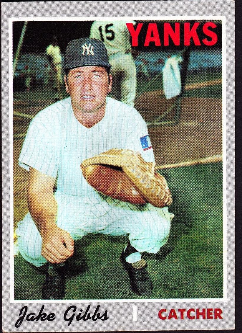 1970 Topps Jake Gibbs #594 card