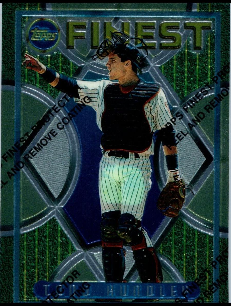 1995 Topps Finest Todd Hundley #138 card