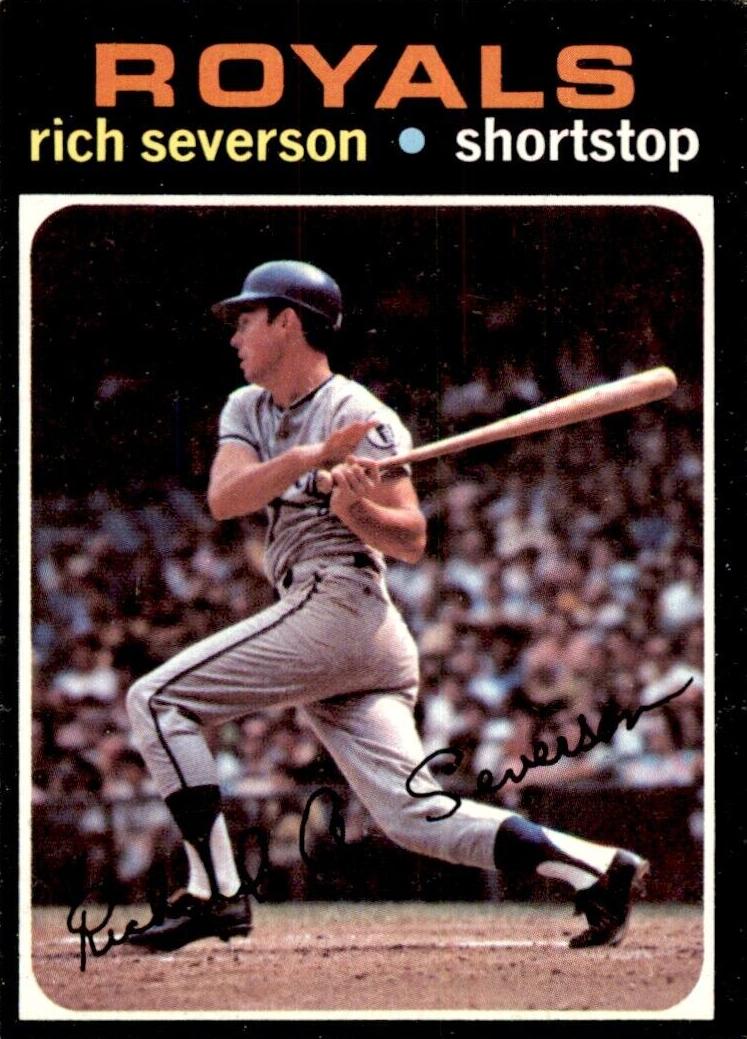 1971 Topps Rich Severson #103 card