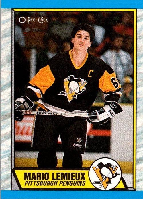 1989 O-Pee-Chee Mario Lemieux #1 card