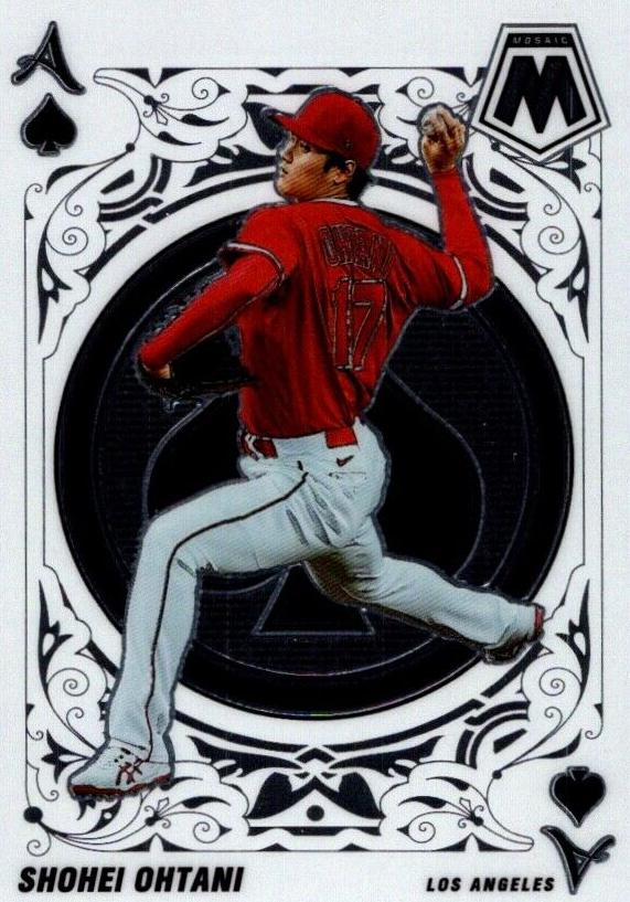 2022 Panini Mosaic ACES-MOSAIC #A2 Mosaic Aces Shohei Ohtani Mosaic front