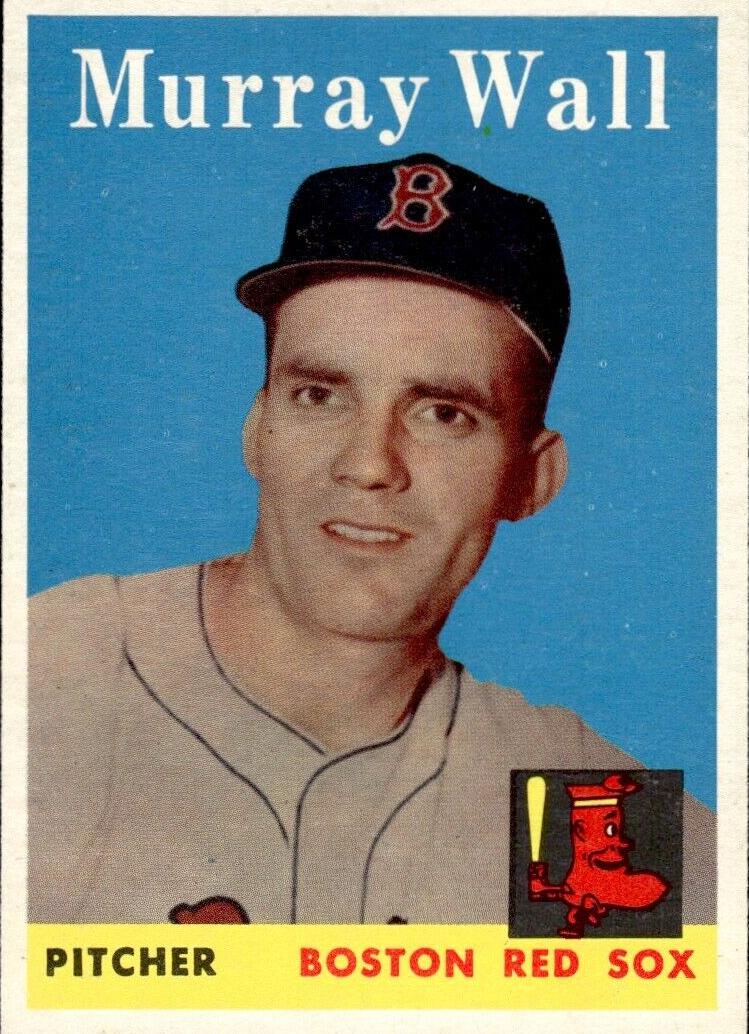1958 Topps Murray Wall #410 card