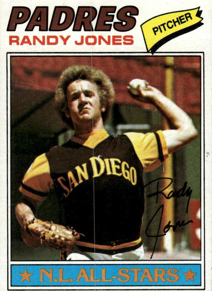 1977 Topps Randy Jones #550 card