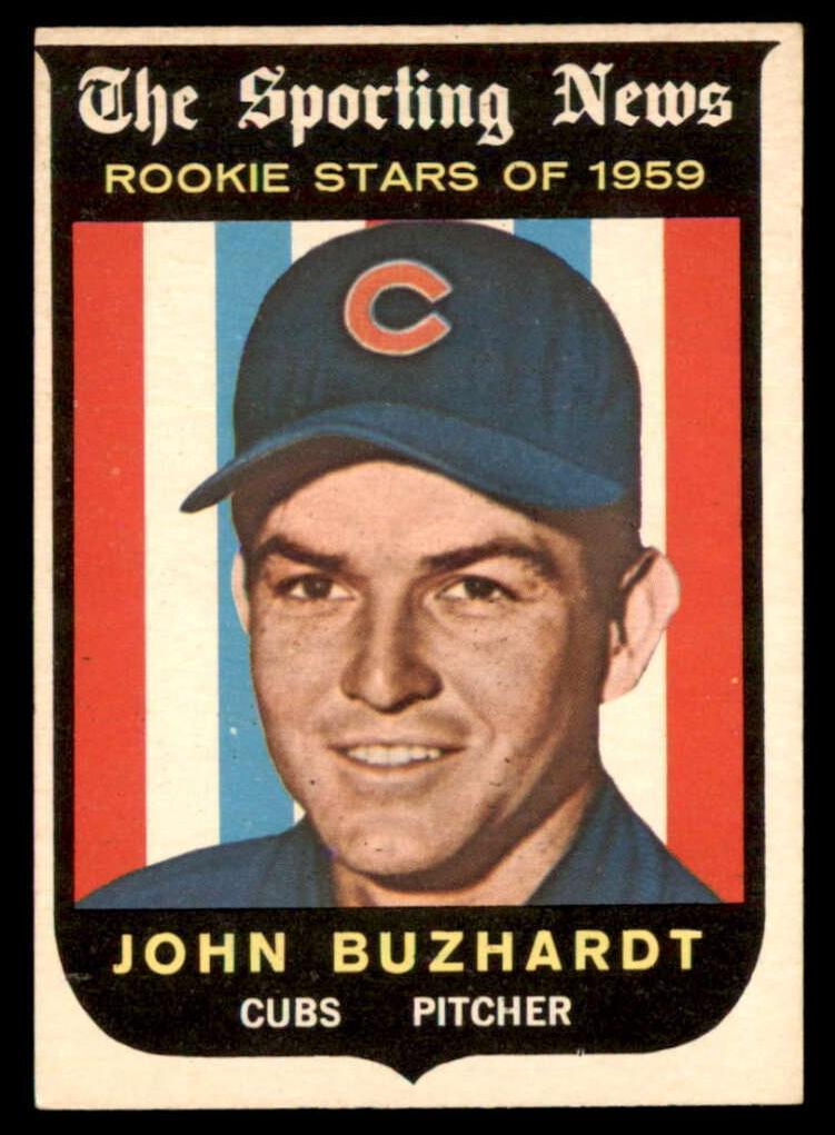 1959 Topps John Buzhardt #118 card