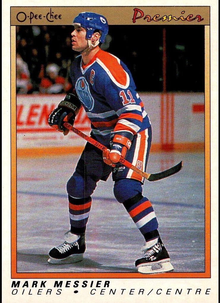 1990 O-Pee-Chee Premier Mark Messier #71 card