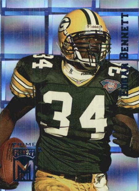 1995 Playoff Prime Edgar Bennett #105 card
