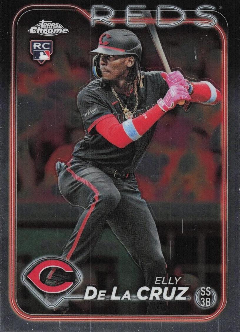 Elly De La Cruz 2024 Topps Chrome Baseball