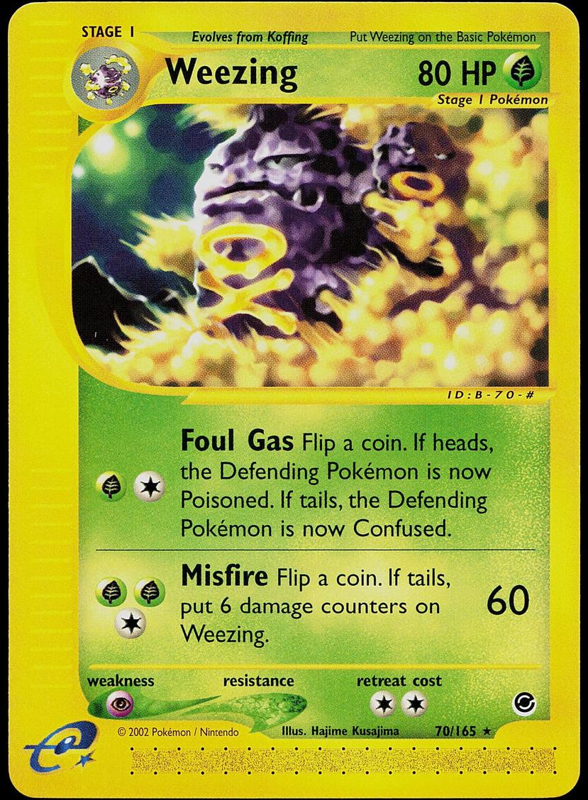 Weezing 2002 Pokemon Expedition Base Set