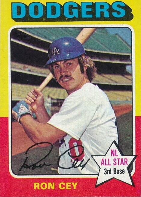 1975 Topps Mini Ron Cey #390 card