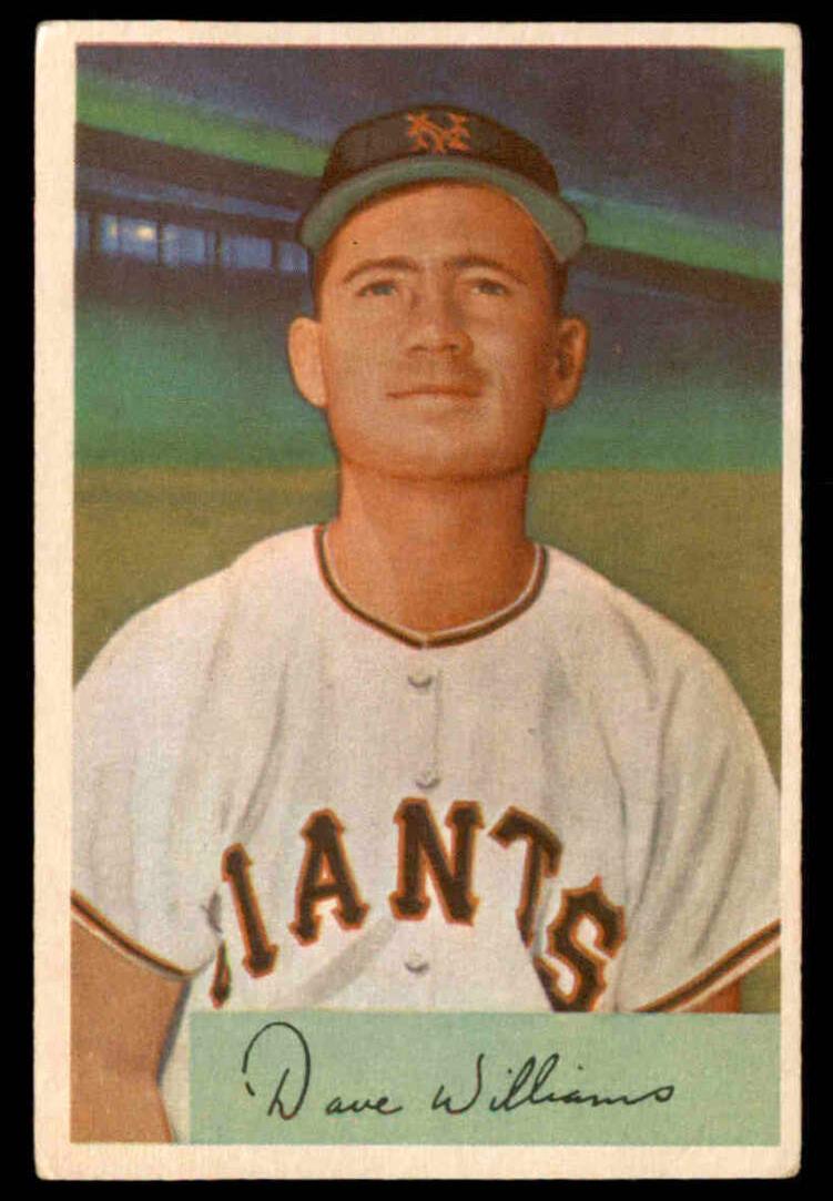 1954 Dave Williams #9