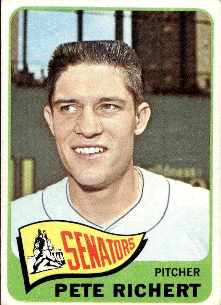 1965 Topps Pete Richert #252 card