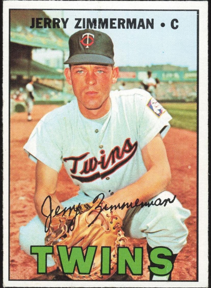 1967 Topps Jerry Zimmerman #501 card