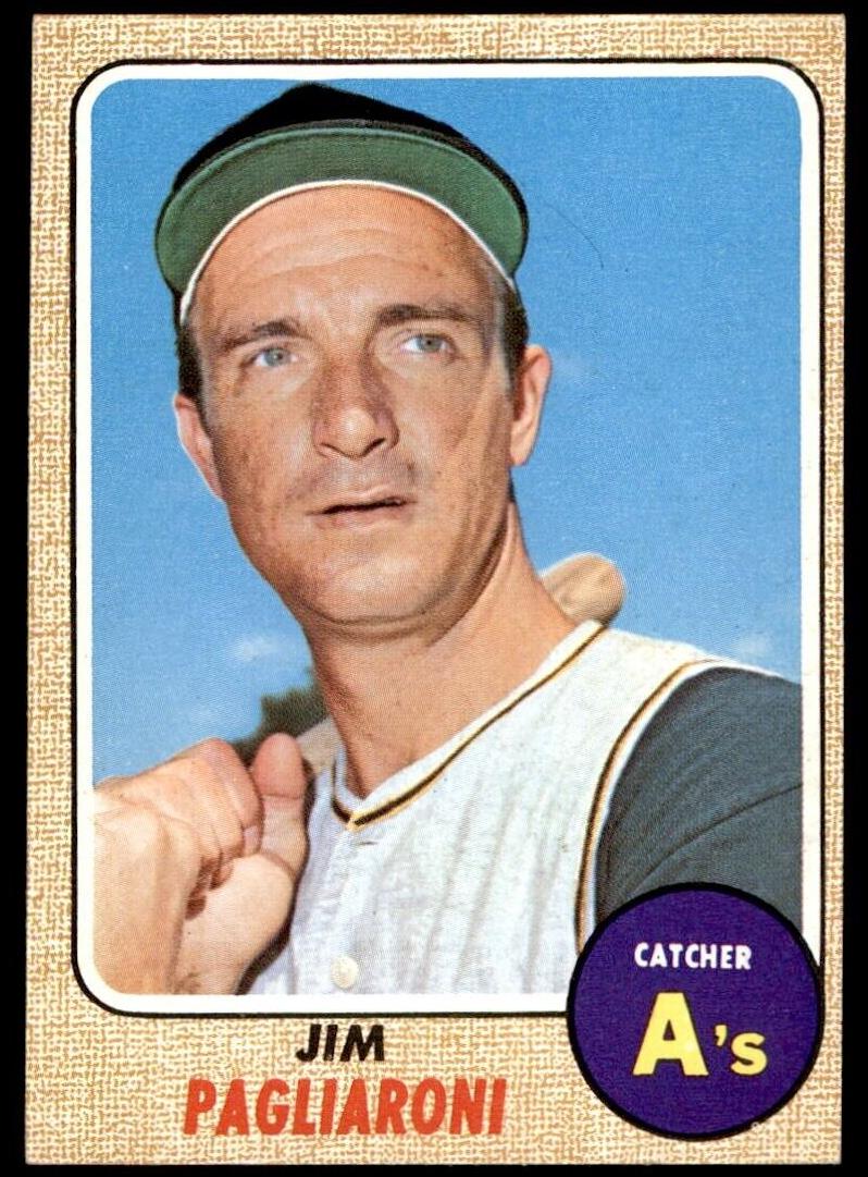 1968 Topps Jim Pagliaroni #586 card