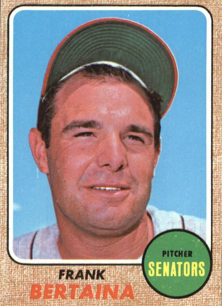 1968 Topps Frank Bertaina #131 card