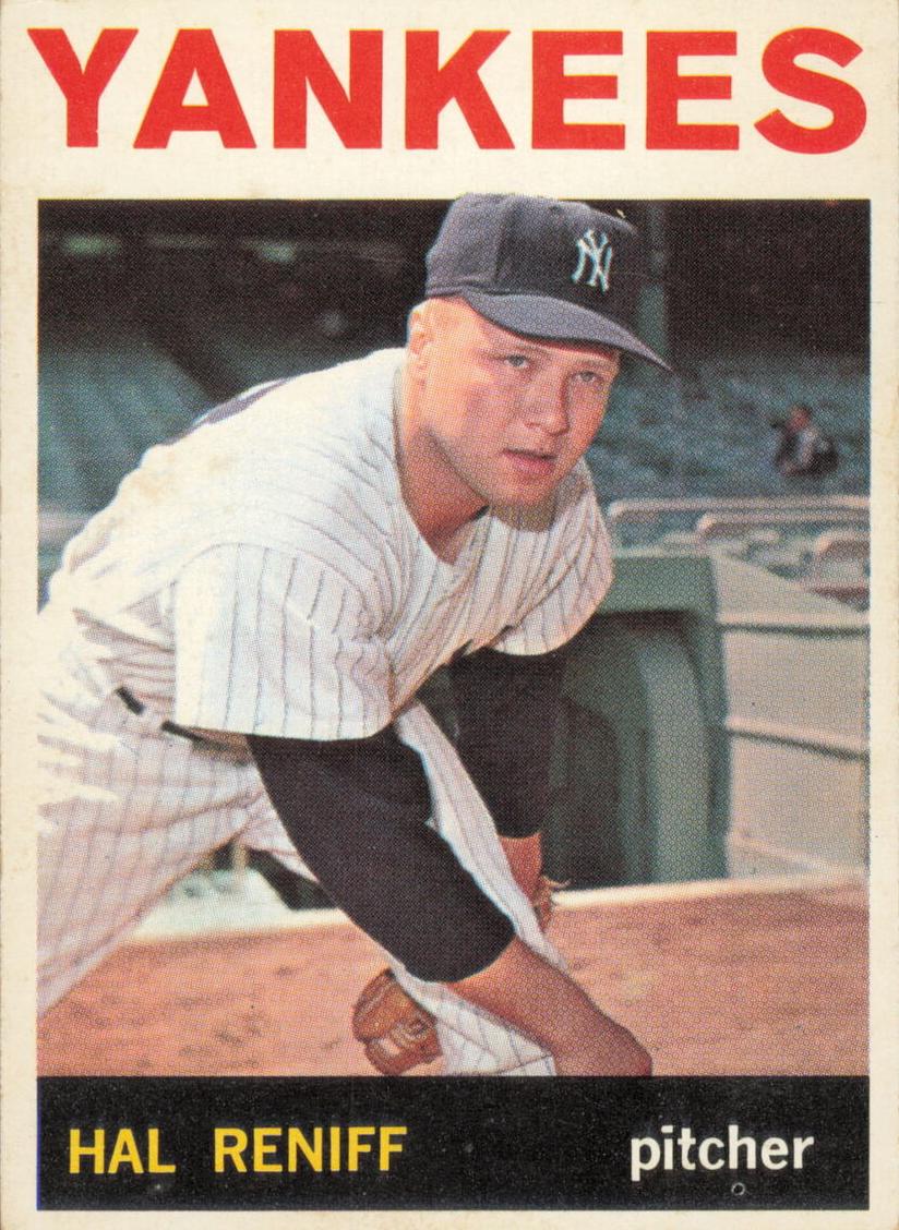 1964 Topps Hal Reniff #36 card
