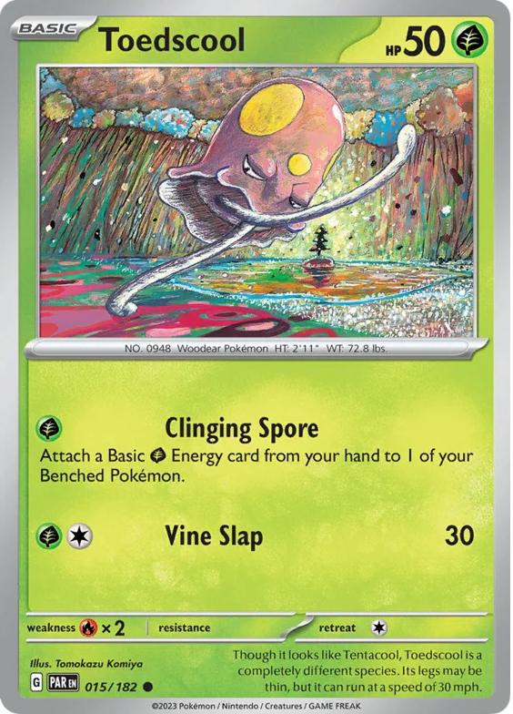 Toedscool 2023 Pokemon Scarlet & Violet Paradox Rift