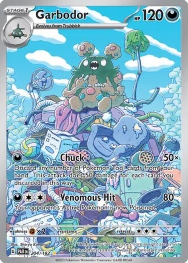 Garbodor 2023 Pokemon Scarlet & Violet Paradox Rift