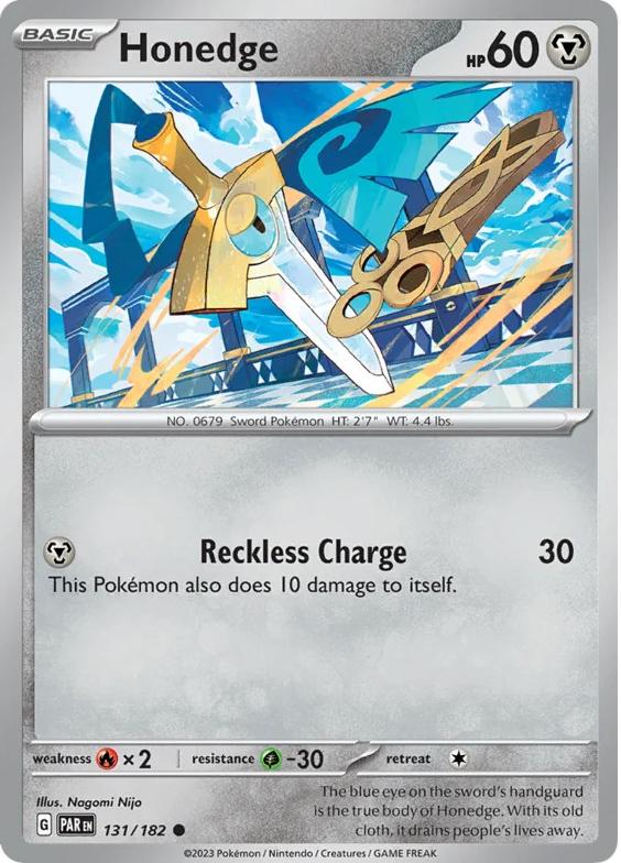 Honedge 2023 Pokemon Scarlet & Violet Paradox Rift