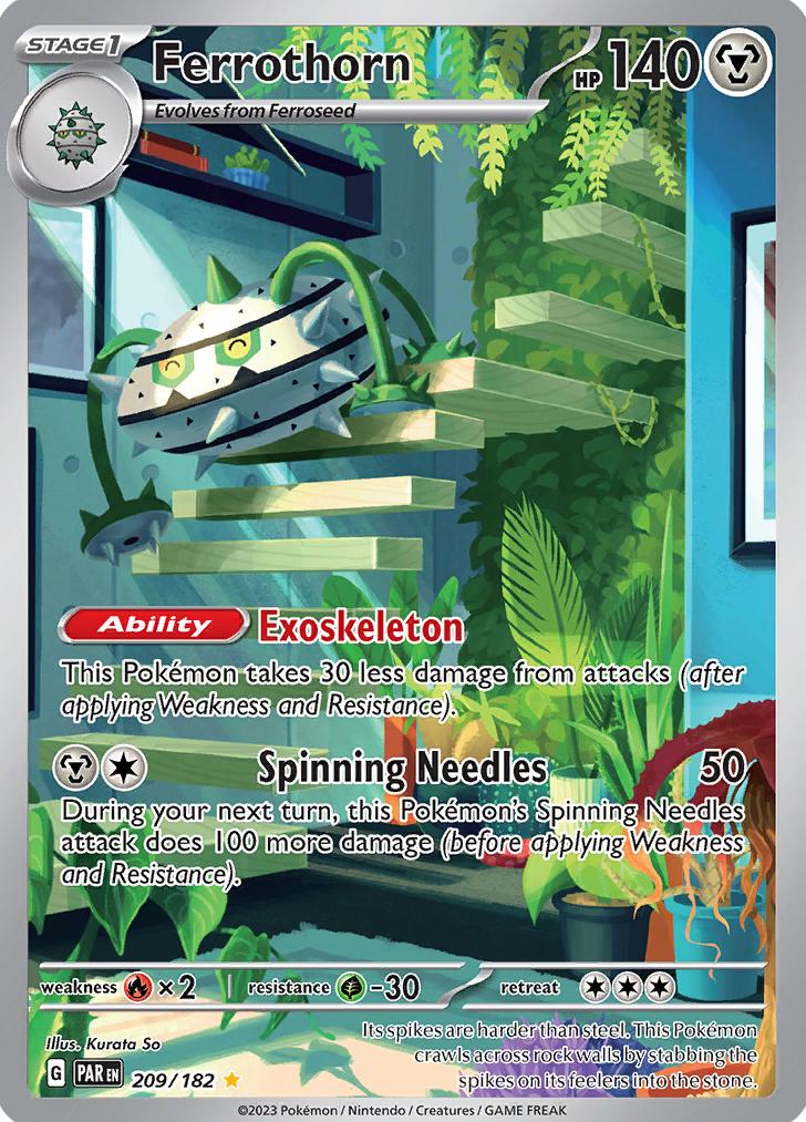Ferrothorn 2023 Pokemon Scarlet & Violet Paradox Rift