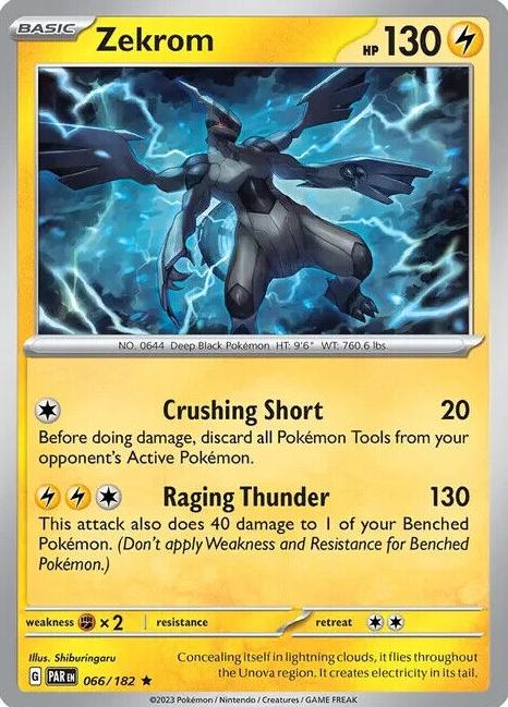 Zekrom Holo 2023 Pokemon Scarlet & Violet Paradox Rift