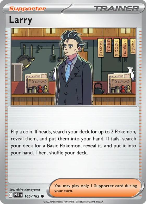Larry 2023 Pokemon Scarlet & Violet Paradox Rift